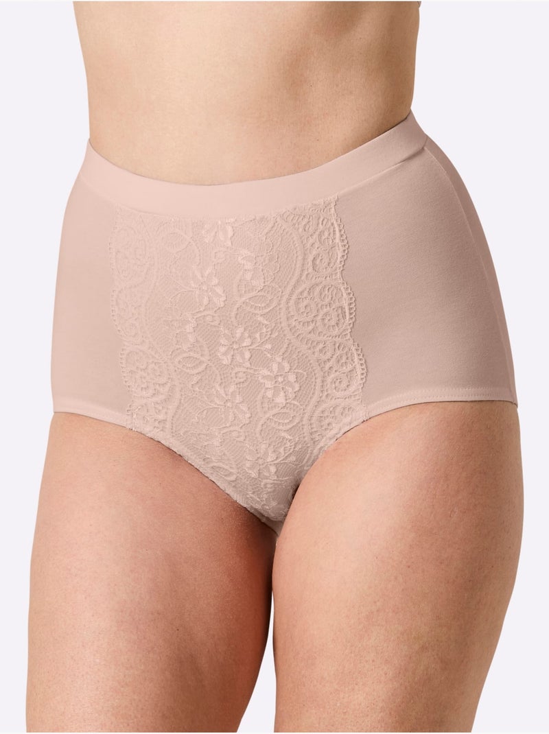 Lot de 2  - Culotte Gainante Jersey Fin - Taille Standard - Witt Marron - Kiabi