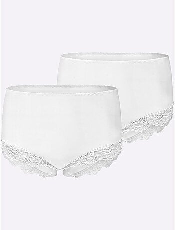Lot de 2 - Culotte Taille Haute - Taille Standard - Witt