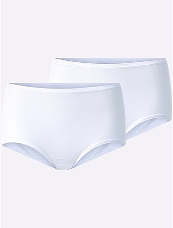 Lot de 2 - Culotte Taille Haute 50% Modal - Taille Standard - Witt