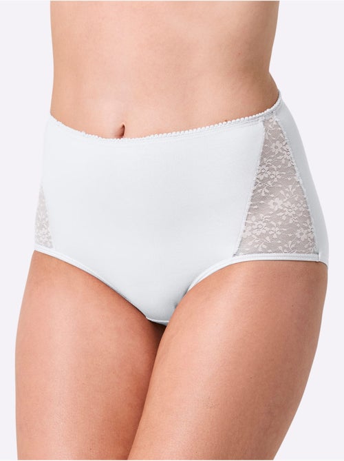 Lot de 2  - Culotte Taille Haute Jersey Fin - Taille Standard - Witt - Kiabi