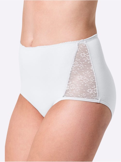 Lot de 2  - Culotte Taille Haute Jersey Fin - Taille Standard - Witt - Kiabi