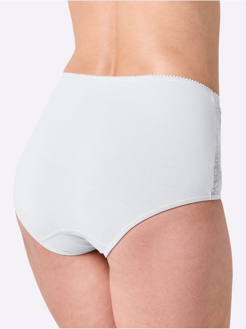 Lot de 2  - Culotte Taille Haute Jersey Fin - Taille Standard - Witt - Kiabi