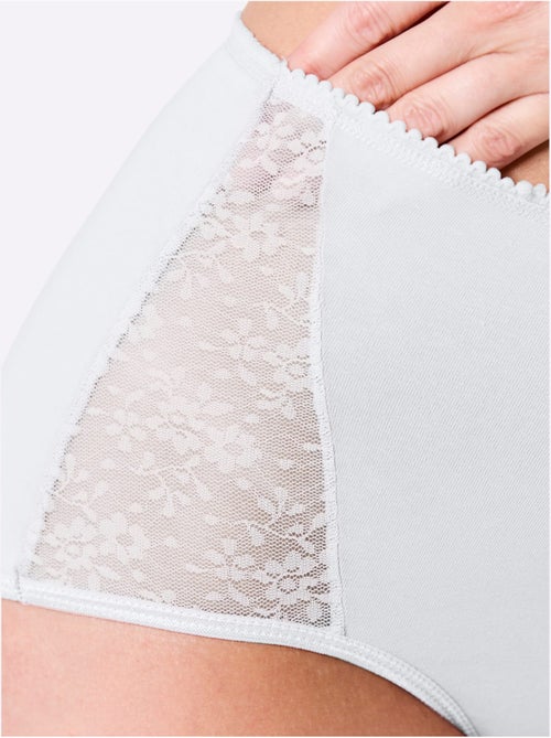 Lot de 2  - Culotte Taille Haute Jersey Fin - Taille Standard - Witt - Kiabi