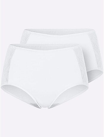 Lot de 2 - Culotte Taille Haute Jersey Fin - Taille Standard - Witt