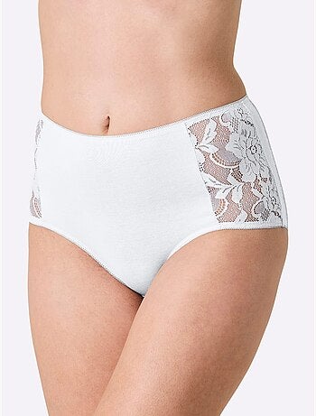Lot de 2 - Culotte Taille Haute Jersey Fin - Taille Standard - Witt