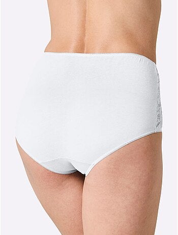 Lot de 2 - Culotte Taille Haute Jersey Fin - Taille Standard - Witt