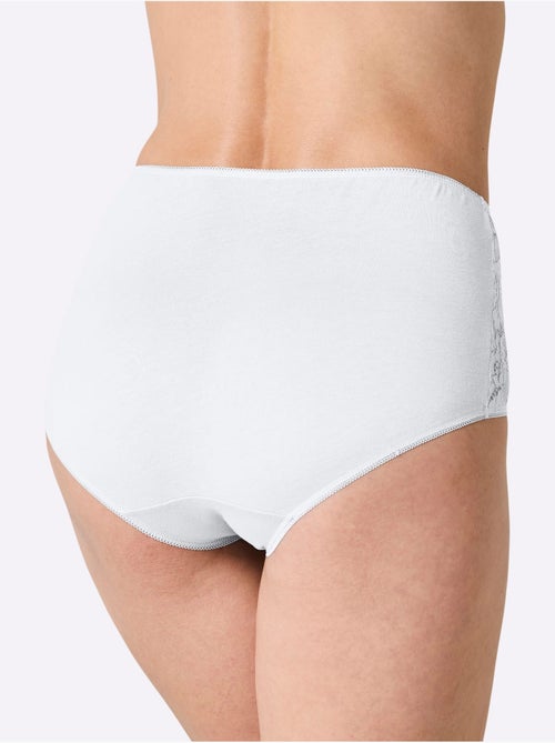 Lot de 2 - Culotte Taille Haute Jersey Fin - Taille Standard - Witt - Kiabi Lot de 2 - Culotte Taille Haute Jersey Fin - Taille Standard - Witt - Kiabi