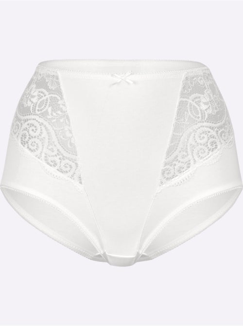 Lot de 2  - Culotte Taille Haute Jersey Fin - Taille Standard - Witt - Kiabi