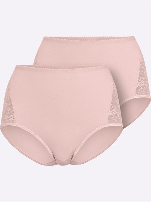 Lot de 2 - Culotte Taille Haute Jersey Fin - Taille Standard - Witt - Kiabi Lot de 2 - Culotte Taille Haute Jersey Fin - Taille Standard - Witt - Kiabi