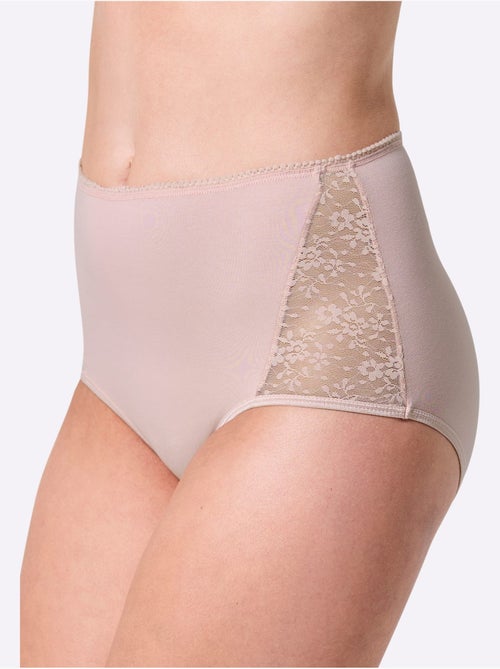 Lot de 2 - Culotte Taille Haute Jersey Fin - Taille Standard - Witt - Kiabi Lot de 2 - Culotte Taille Haute Jersey Fin - Taille Standard - Witt - Kiabi