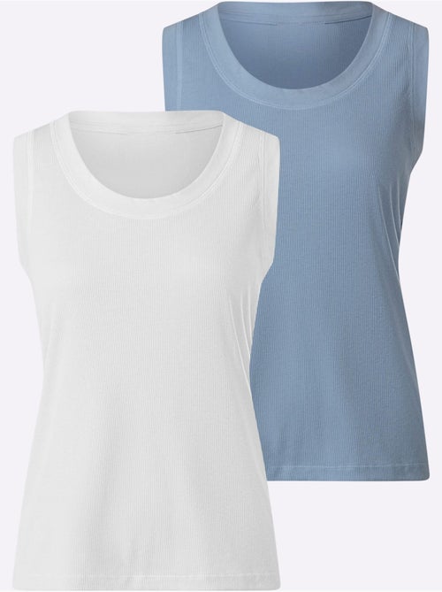 Lot de 2  - Débardeur  - Taille Standard - Helline - Kiabi