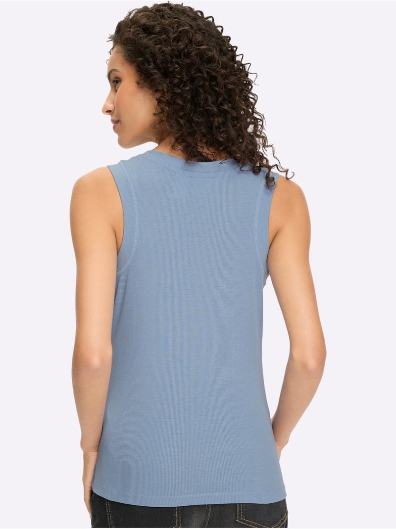 Lot de 2  - Débardeur  - Taille Standard - Helline Bleu Ecru - Kiabi