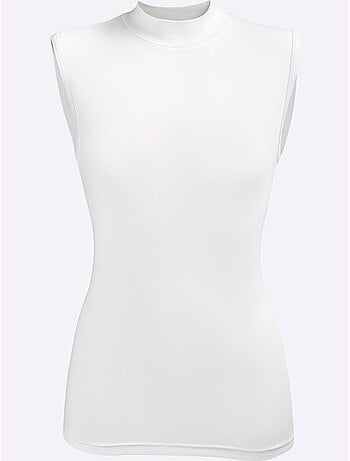 Lot de 2 - débardeur à col montant jersey fin - taille standard - witt