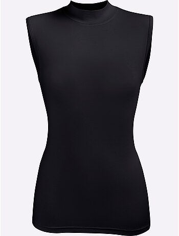 Lot de 2 - débardeur à col montant jersey fin - taille standard - witt