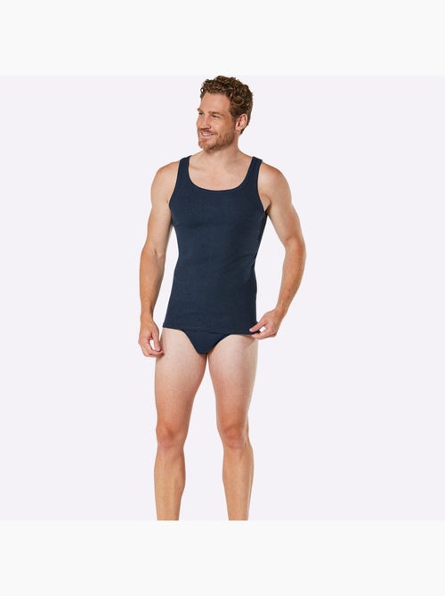 Lot de 2 - débardeur côtes fines - taille standard - witt - Kiabi Lot de 2 - débardeur côtes fines - taille standard - witt - Kiabi
