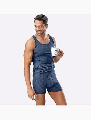 Lot de 2 - débardeur côtes fines - taille standard - witt