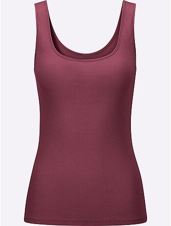 Lot de 2 - Débardeur Côtes Fines - Taille Standard - Witt