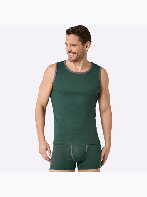 Lot de 2  - débardeur côtes fines - taille standard - witt - Kiabi