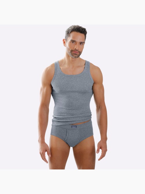 Lot de 2 - débardeur côtes fines - taille standard - witt - Kiabi Lot de 2 - débardeur côtes fines - taille standard - witt - Kiabi