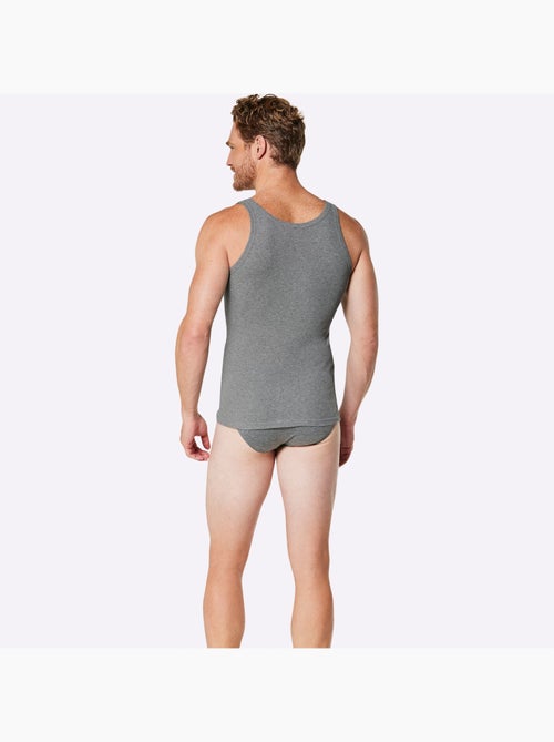 Lot de 2 - débardeur côtes fines - taille standard - witt - Kiabi Lot de 2 - débardeur côtes fines - taille standard - witt - Kiabi