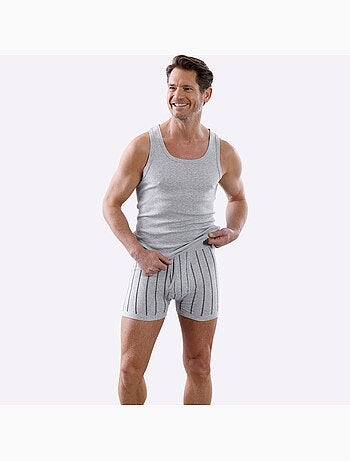 Lot de 2 - débardeur côtes fines - taille standard - witt