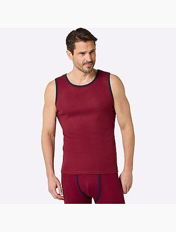 Lot de 2 - débardeur côtes fines - taille standard - witt