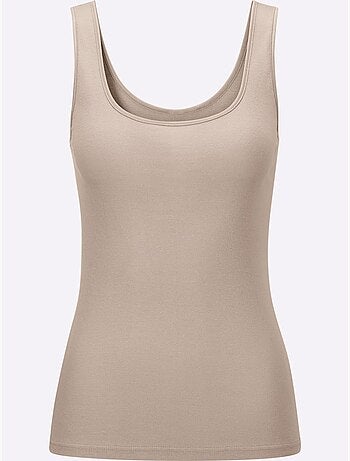 Lot de 2 - Débardeur Côtes Fines - Taille Standard - Witt