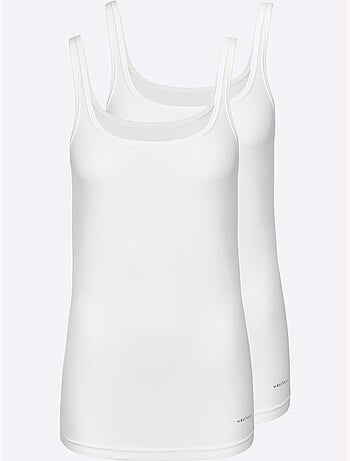Lot de 2 - débardeur jersey fin - taille standard - witt