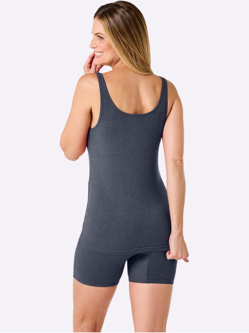 Lot de 2 - débardeur jersey fin - taille standard - witt - Kiabi Lot de 2 - débardeur jersey fin - taille standard - witt - Kiabi