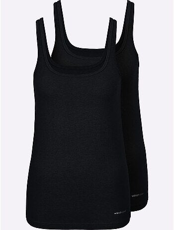 Lot de 2 - débardeur jersey fin - taille standard - witt