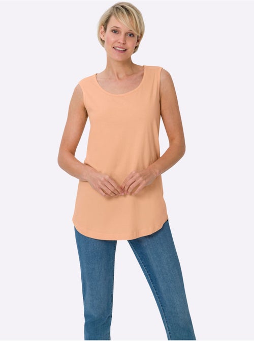 Lot de 2  - Débardeur Long Jolie Coupe Longue Moderne - Taille Standard - Moda Vilona - Kiabi