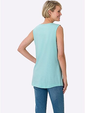 Lot de 2 - Débardeur Long Jolie Coupe Longue Moderne - Taille Standard - Moda Vilona