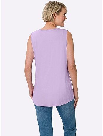 Lot de 2 - Débardeur Long Jolie Coupe Longue Moderne - Taille Standard - Moda Vilona