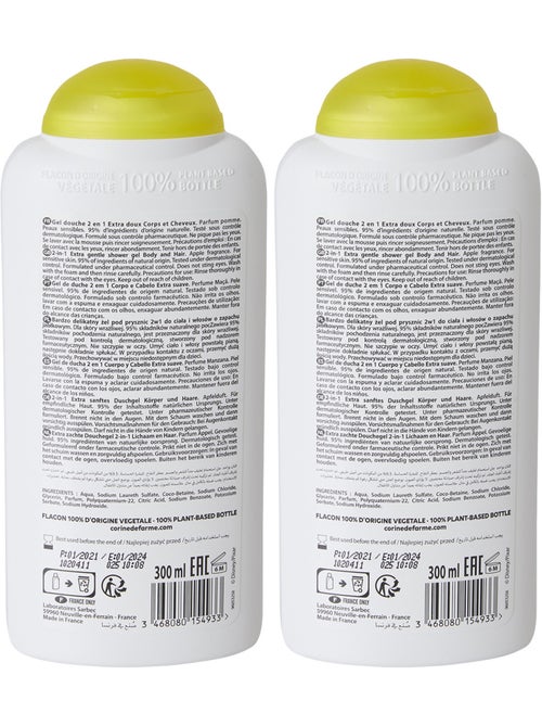 Lot de 2 - Gel douche 2en1 Extra Doux Corps & Cheveux Cars - Kiabi Lot de 2 - Gel douche 2en1 Extra Doux Corps & Cheveux Cars - Kiabi