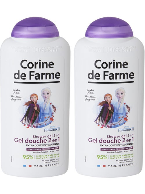 Lot de 2 - Gel douche Extra-Doux 2en1 Corps & Cheveux Reine des Neiges II - Kiabi Lot de 2 - Gel douche Extra-Doux 2en1 Corps & Cheveux Reine des Neiges II - Kiabi