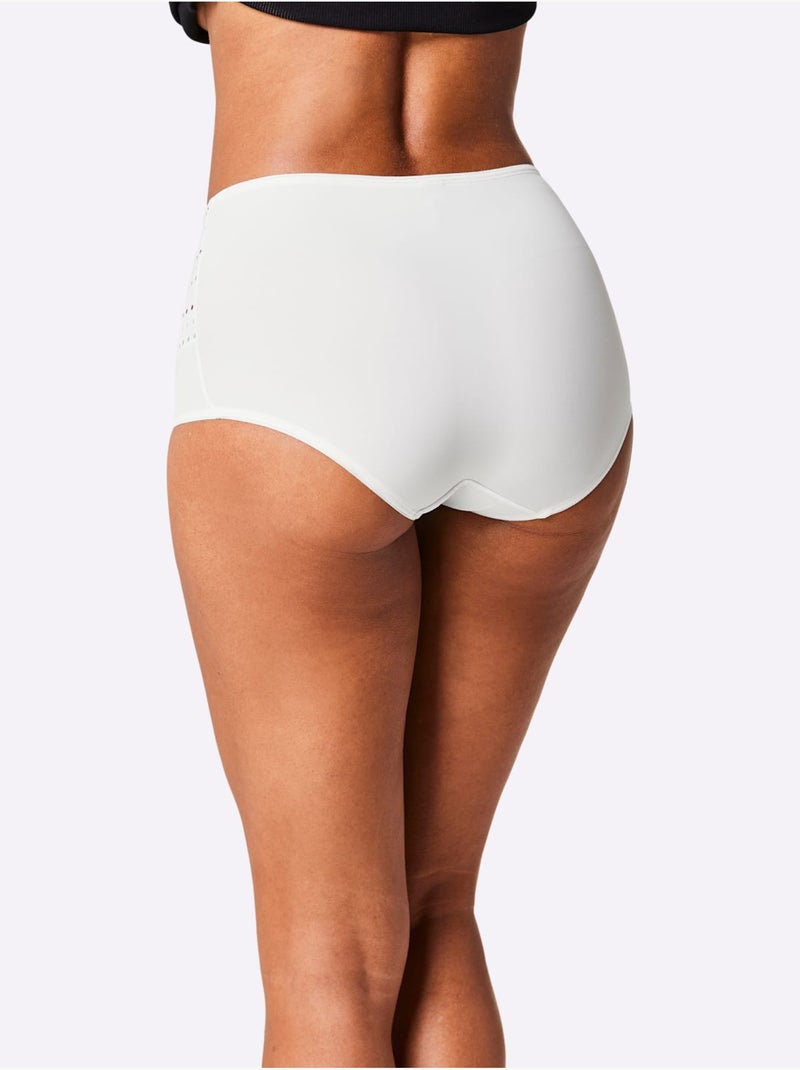 Lot de 2  - Hipster Motif Imprimé - Taille Standard - Witt Blanc - Kiabi