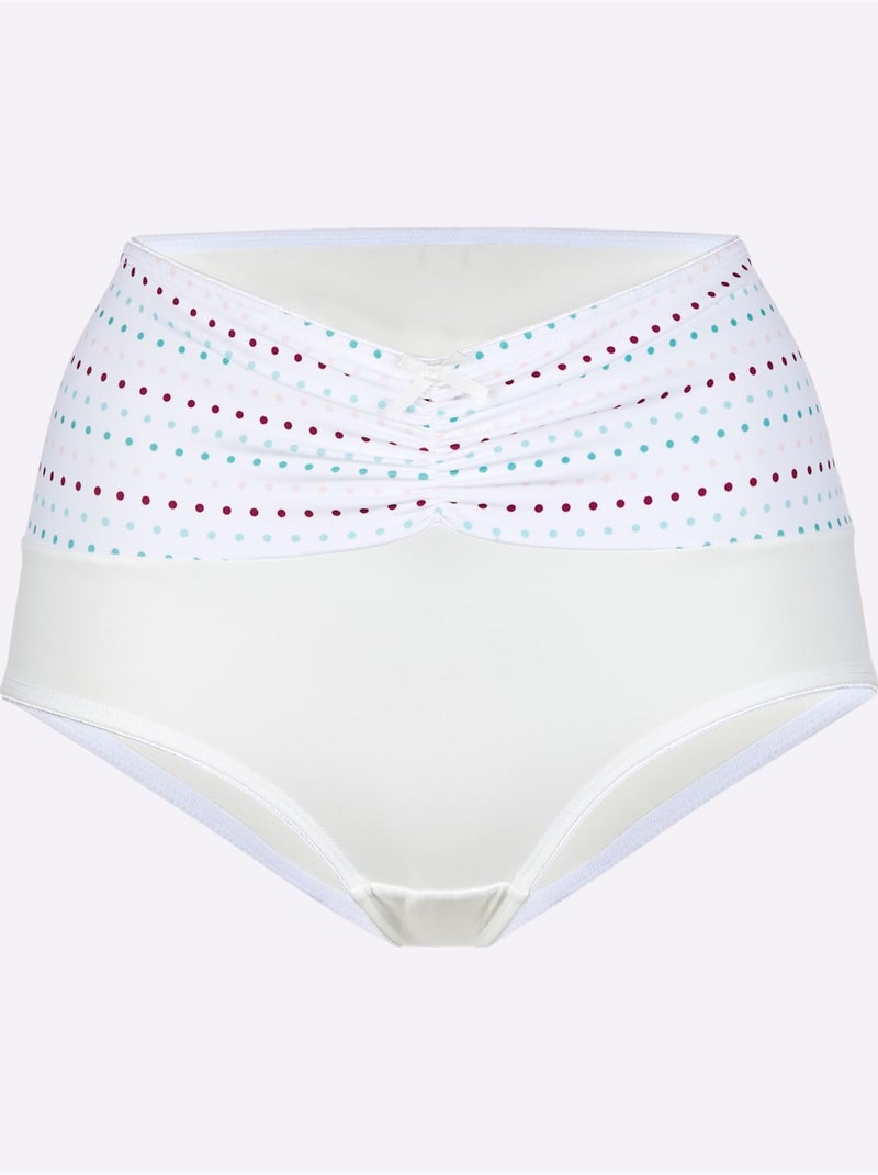 Lot de 2  - Hipster Motif Imprimé - Taille Standard - Witt Blanc - Kiabi