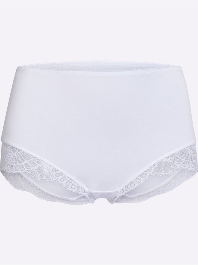 Lot de 2  - Hipster Qualité Modal - Taille Standard - Witt Blanc - Kiabi