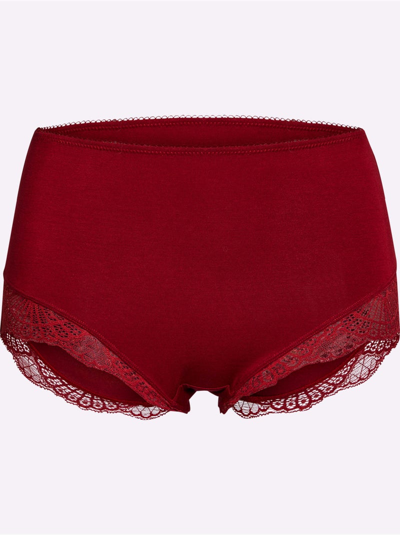 Lot de 2  - Hipster Qualité Modal - Taille Standard - Witt Cerise - Kiabi