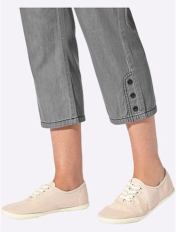 Lot de 2 - Jean 3/4 100% Coton - Taille Courte - Witt