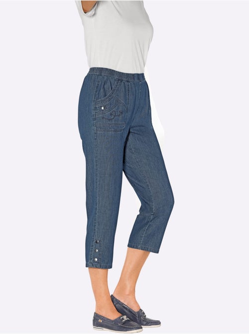 Lot de 2 - Jean 3/4 100% Coton - Taille Standard - Witt - Kiabi Lot de 2 - Jean 3/4 100% Coton - Taille Standard - Witt - Kiabi