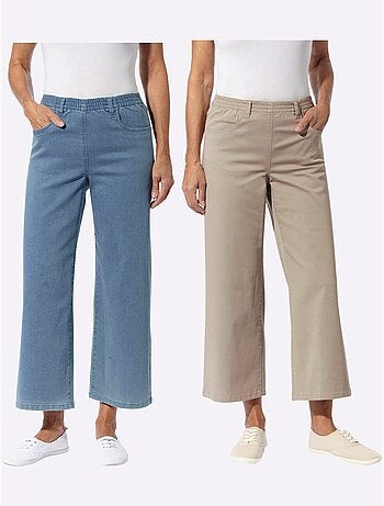 Lot de 2 - Jean 7/8 - Taille Standard - Moda Vilona