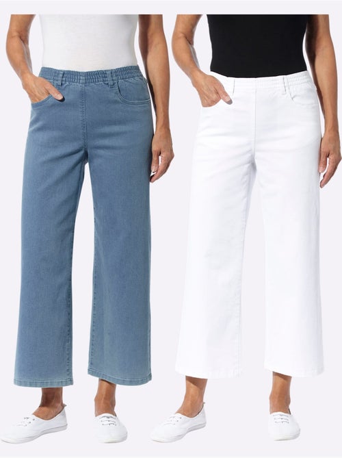 Lot de 2  - Jean 7/8 - Taille Standard - Moda Vilona - Kiabi
