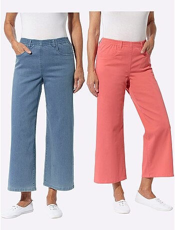 Lot de 2 - Jean 7/8 - Taille Standard - Moda Vilona