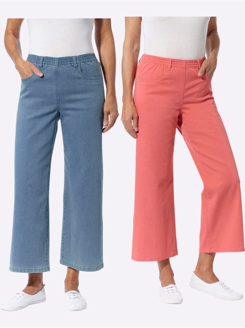 Lot de 2  - Jean 7/8 - Taille Standard - Moda Vilona - Kiabi