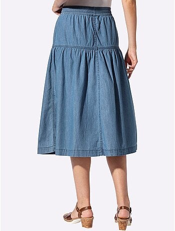 Lot de 2 - Jupe En Jean 100% Coton - Taille Courte - Witt