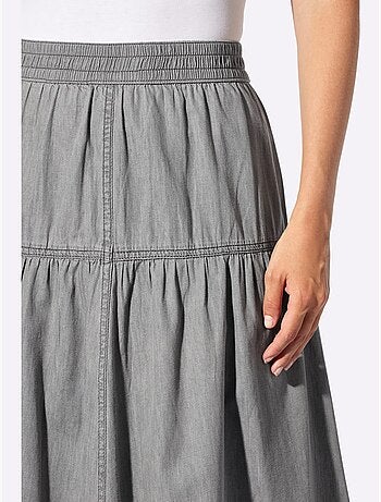 Lot de 2 - Jupe En Jean 100% Coton - Taille Courte - Witt
