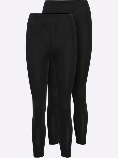 Lot de 2 - legging jersey fin - taille standard - witt - Kiabi Lot de 2 - legging jersey fin - taille standard - witt - Kiabi