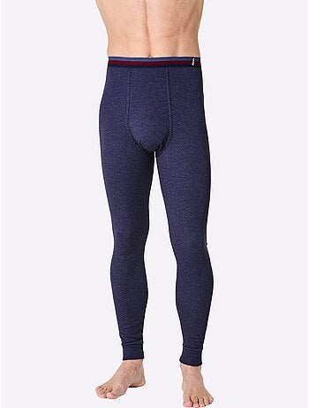 Lot de 2 - legging pour homme, long côtes fines - taille standard - witt