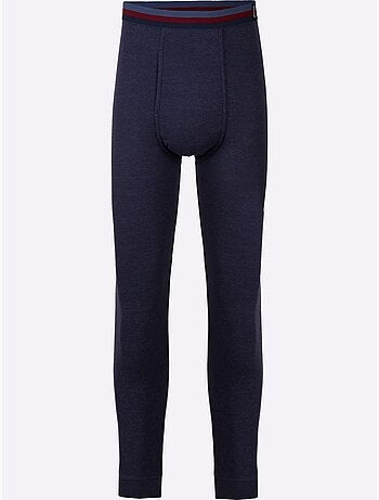 Lot de 2 - legging pour homme, long côtes fines - taille standard - witt